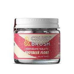 Nelson Naturals - Crush & Brush ROOTBEER FLOAT Toothpaste Tablets