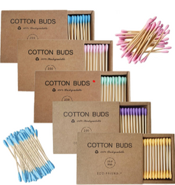 Cotton Swab - Bamboo -200 count